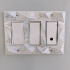 3D Geometric Light Switch Plate Cover image