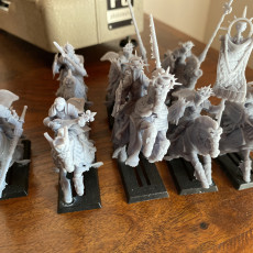 Picture of print of GRAIL KNIGHTS WITH COMMAND GROUP (SPEAR AND FLAMING SWORD VERSIONS)