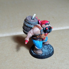 Picture of print of Dwari The Dynamiter [PRE-SUPPORTED] Dwarf Artificer