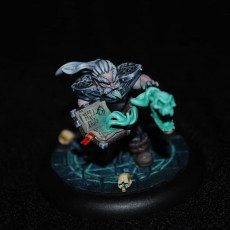 Picture of print of Kenus Soulstealer [PRE-SUPPORTED] Dwarf Wizard