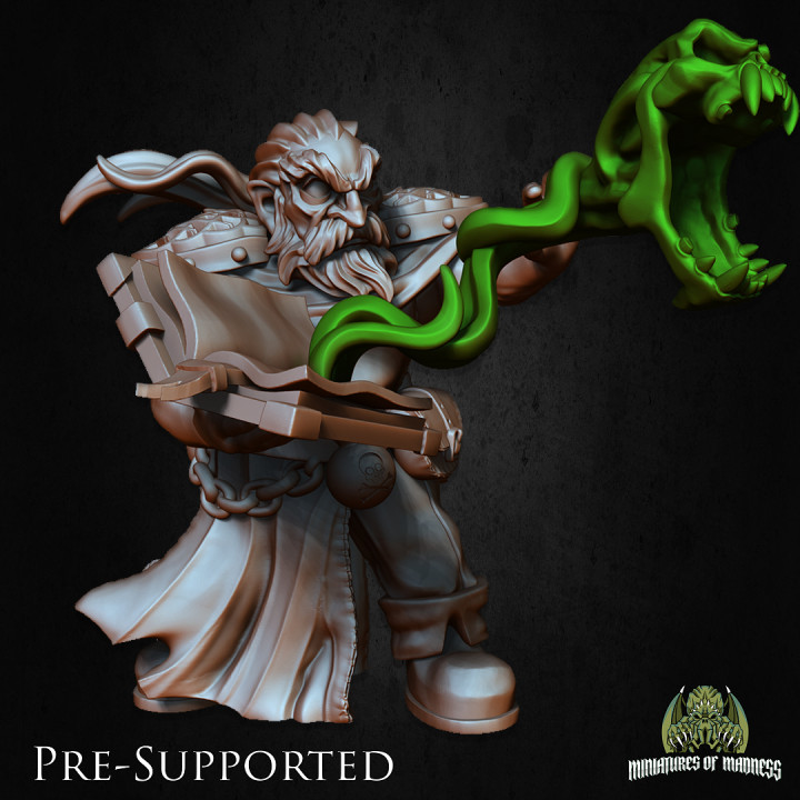 Kenus Soulstealer [PRE-SUPPORTED] Dwarf Wizard's Cover