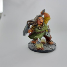 Picture of print of Mimma The Melee Housewife [PRE-SUPPORTED] Female Dwarf