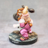 Mimma The Melee Housewife [PRE-SUPPORTED] Female Dwarf print image