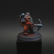 Picture of print of Rufus Breakrock [PRE-SUPPORTED] Dwarf Miner