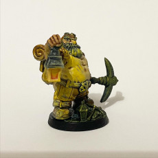 Picture of print of Rufus Breakrock [PRE-SUPPORTED] Dwarf Miner