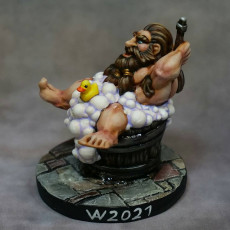 Picture of print of Mifur The Stinky [PRE-SUPPORTED] Dwarf