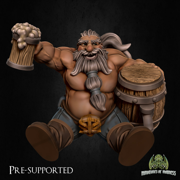 Hobur The Party-boy [PRE-SUPPORTED] Dwarf Drunk's Cover