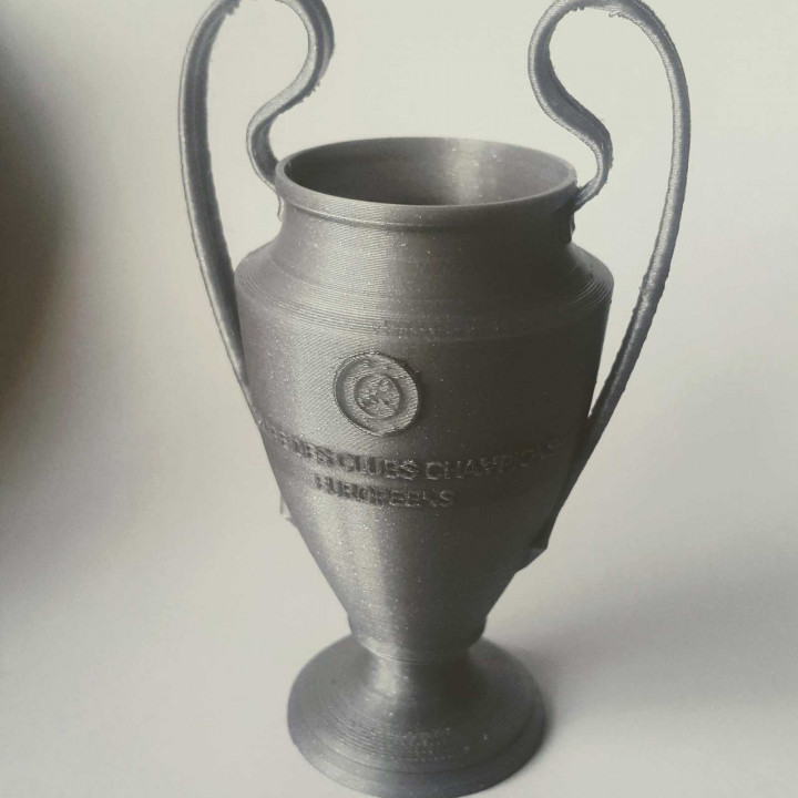 3D Printable UEFA Champions League Cup by Pawel Szczeszek