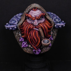 Picture of print of Bounty Hunter Bust [PRE-SUPPORTED]