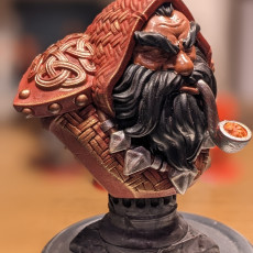 Picture of print of Bounty Hunter Bust [PRE-SUPPORTED]