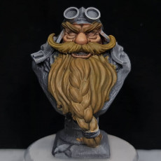 Picture of print of Aviator Bust [PRE-SUPPORTED]