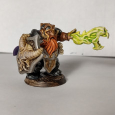 Picture of print of Ordain The Insane [PRE-SUPPORTED] Dwarf Warlock