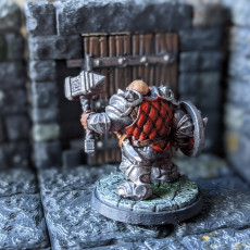 Picture of print of Dwarf Soldier Set 1 - PRESUPPORTED This print has been uploaded by Cut and Assemble