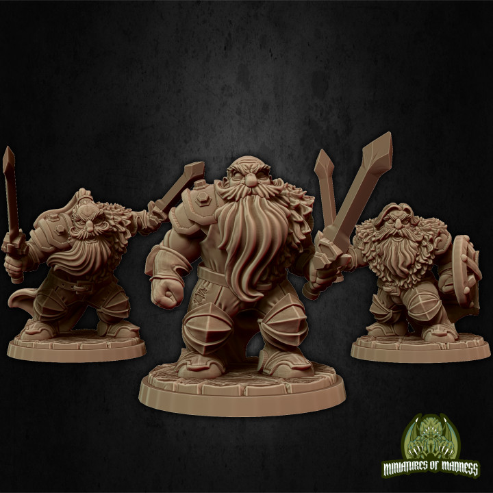 Dwarf Soldier Set 5 [PRE-SUPPORTED]'s Cover