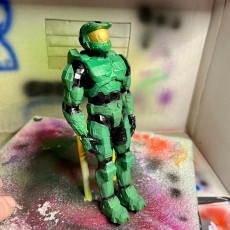 Picture of print of Halo Master Chief Support Free