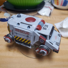 Picture of print of Cyber Forge Rapid Rescue Ambulance