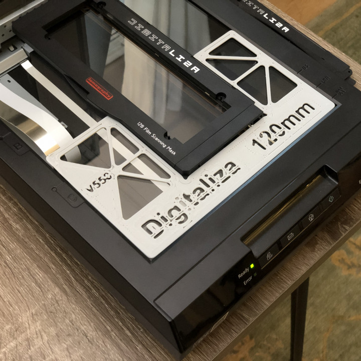 Adapter for Digitaliza Film Holder to Epson v500/v550/v600 Scanners