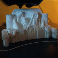 Picture of print of sand scorcher vw engine and mount