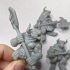 Minotaur with double handed axes (pre supported) print image