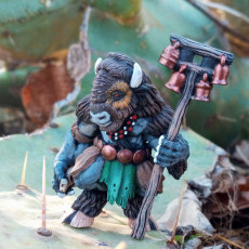 Picture of print of Minotaur Shaman (pre supported)