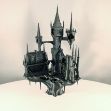 Picture of print of Dracula's Castle - Castlevania