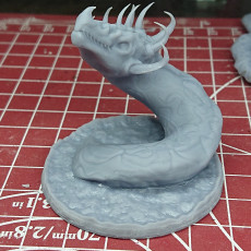 Picture of print of Water Dragon + base