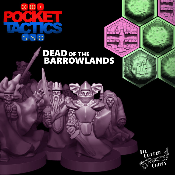 Pocket-Tactics: Dead of the Barrowlands's Cover