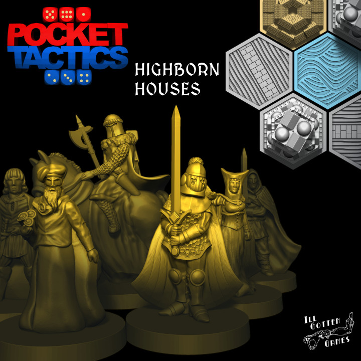 Pocket-Tactics: Highborn Houses's Cover