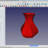 Designing a 3D Printable Hexagonal "Twisty Vase" using FreeCAD. image