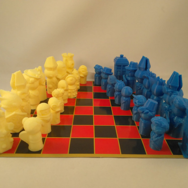 Doctor Who Chess - Whimsical