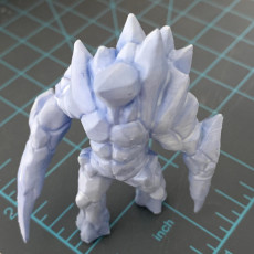 Picture of print of Ice Golem