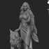 Freya and her lynxes image