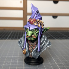 Picture of print of Goblin Wizard Bust [Pre-Supported]