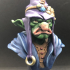Goblin Wizard Bust Pre-Supported print image