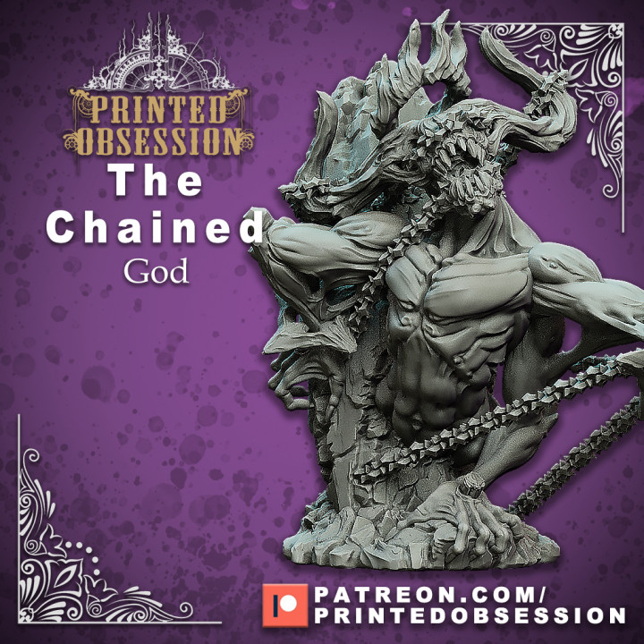 $5.50The Chained God - (PRE SUPPORTED) - 150 mm - D&D