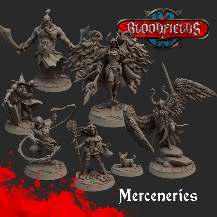 Mercenaries - Bloodfields Expansion's Cover