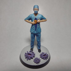 Picture of print of Super hero doctor