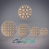 4Pcs Moroccan Inspired Tile Bases Pack image