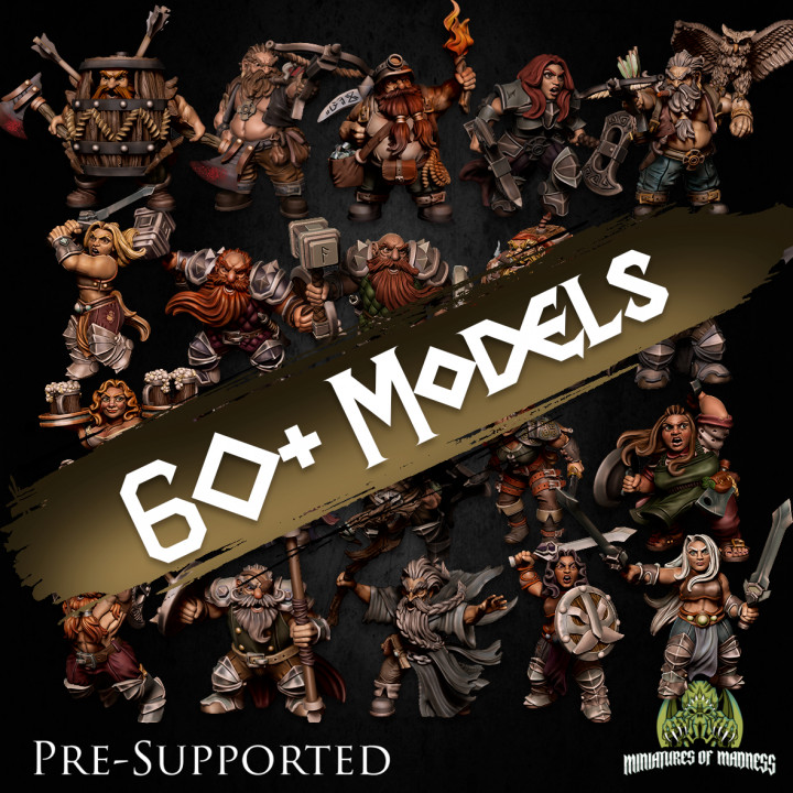 HOLD MY DWARF   [PRE-SUPPORTED] 60+ Models's Cover