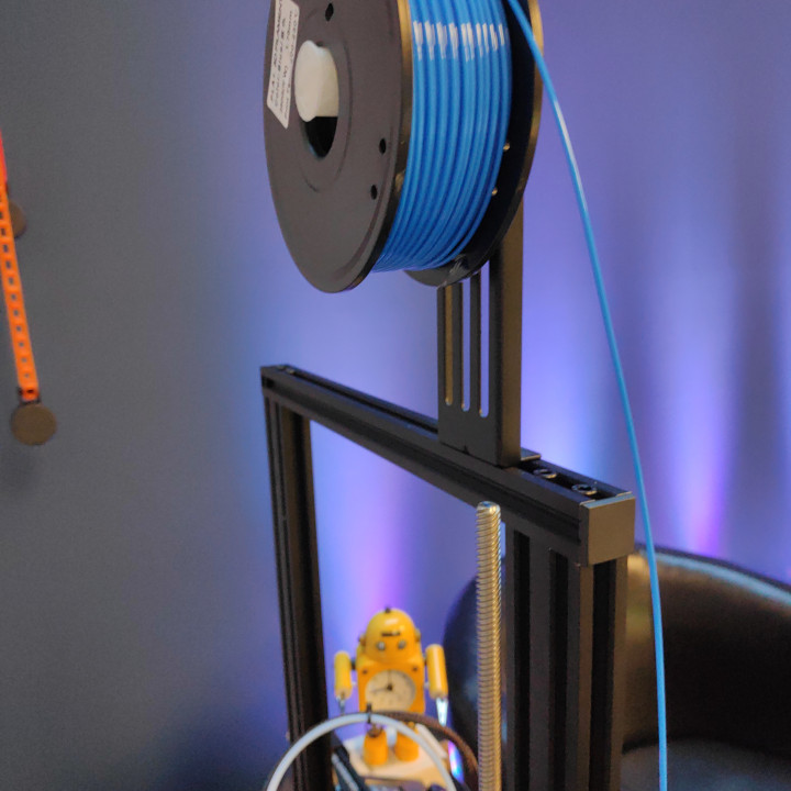 3D Printable Small Spool Holder for Ender3 V2 w/ 250g Filament Spools
