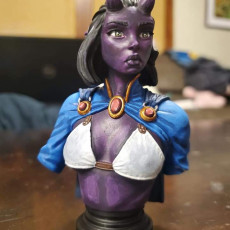 Picture of print of Tiefling Bust