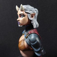 Picture of print of Tiefling Bust