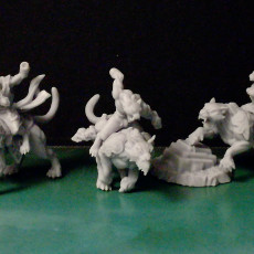 Picture of print of Rakshatiger Riders - 3 Modular Units with mounts