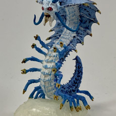 Picture of print of Young Remorhaz / Arctic Centipede / Snow Monster