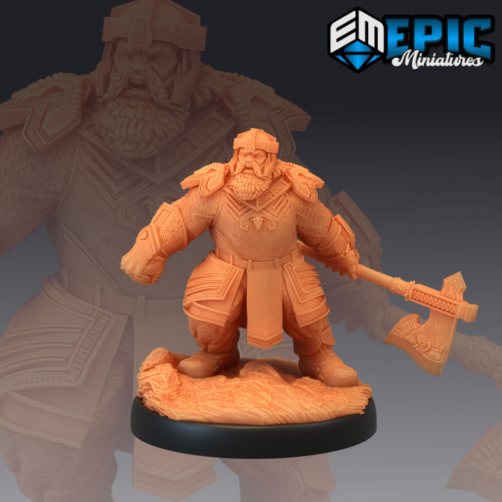 Papo 38997 Dwarf Warrior with Axe Figure 