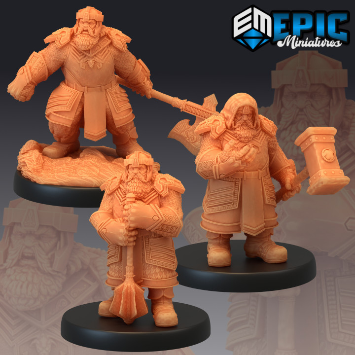 $8.90Nordic Dwarf Set / Armored Cleric Warrior Guard Collection