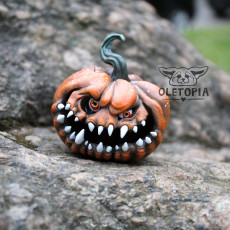 Picture of print of Punkin - Pumpkin Halloween Jack o Lantern