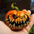 Punkin - Pumpkin Halloween Jack o Lantern print image
