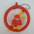 The flash Christmas tree ornament pencil toppers or ooshies decoration image