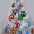 Green Lantern Christmas tree ornament pencil toppers or ooshies decoration image